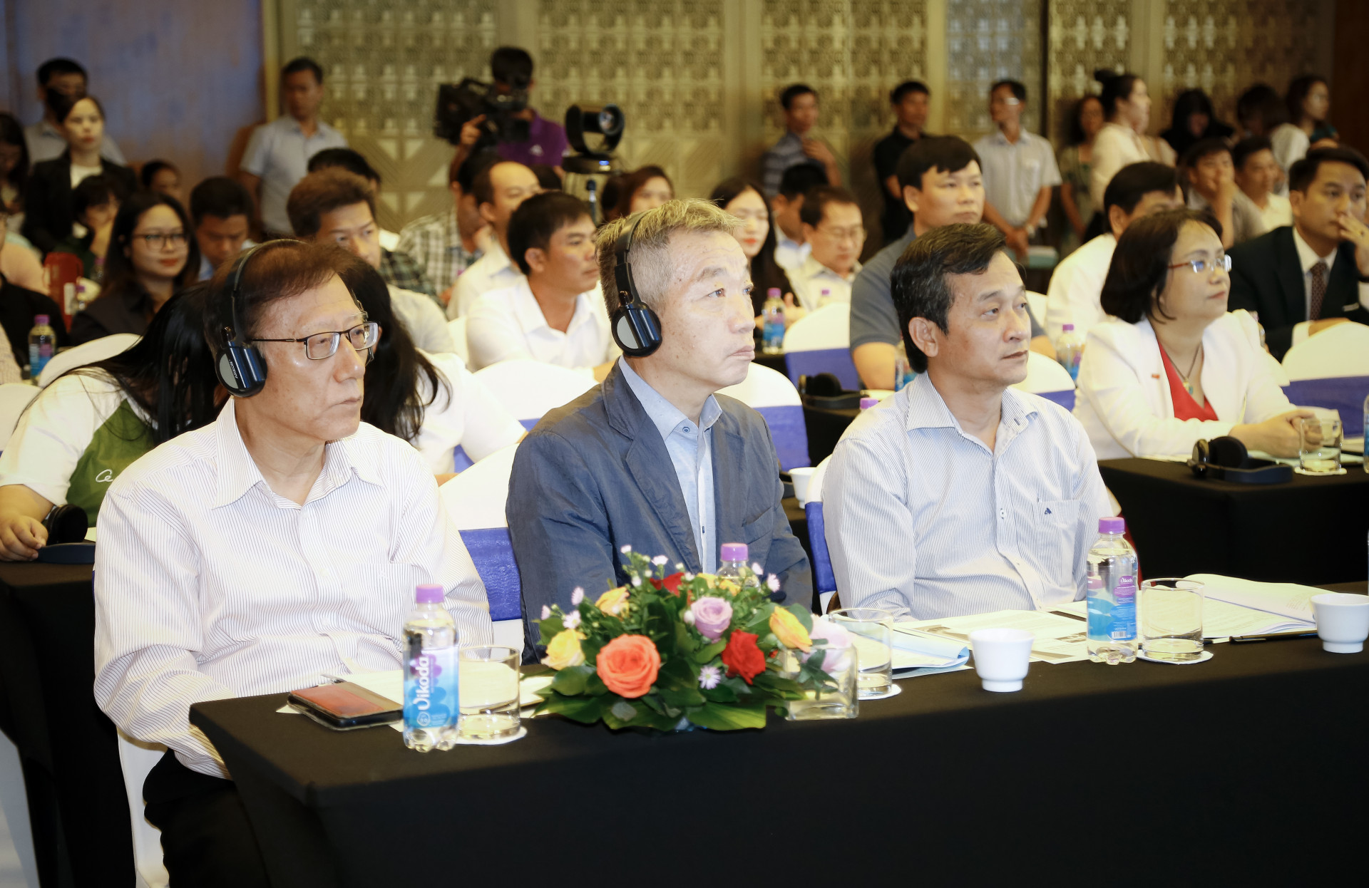 Các đại biểu người Hàn Quốc tham dự hội nghị.