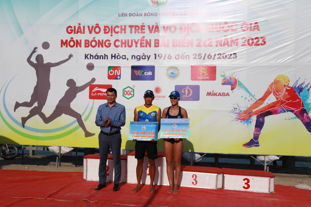 Sanvinest Khanh Hoa athletes win prizes for the best players

