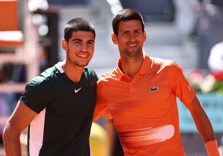 Alcaraz và Djokovic