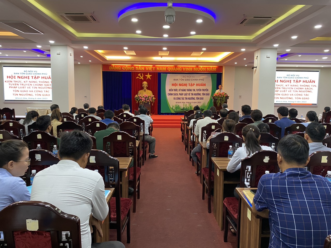 180 cán bộ, công chức tập huấn kỹ năng tuyên truyền về tín ngưỡng, tôn giáo