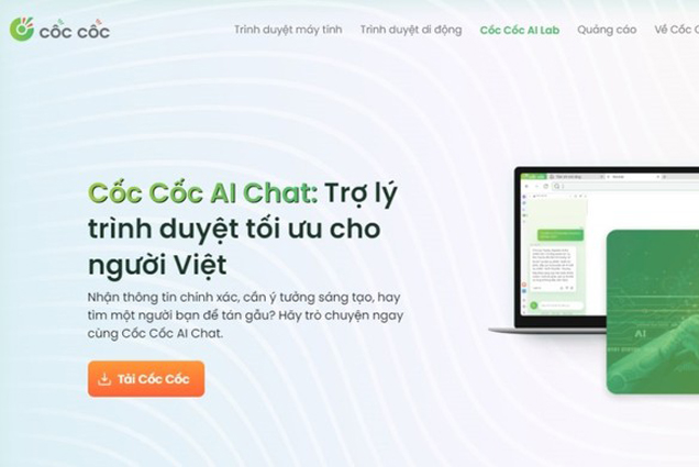 Cốc Cốc ra mắt AI Chat và AI Search cho người Việt