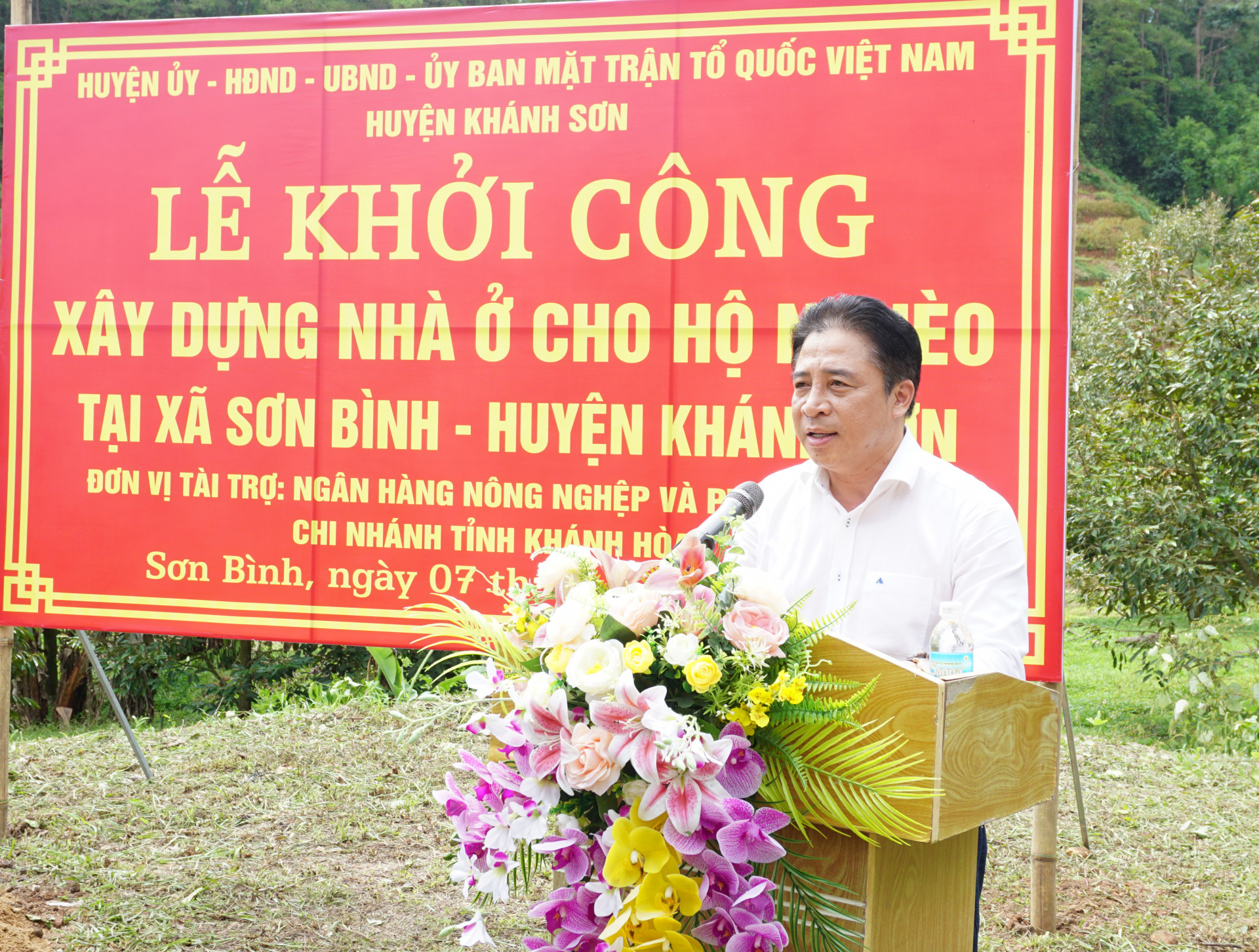 Đồng chí Nguyễn Khắc Toàn phát biểu tại buổi lễ