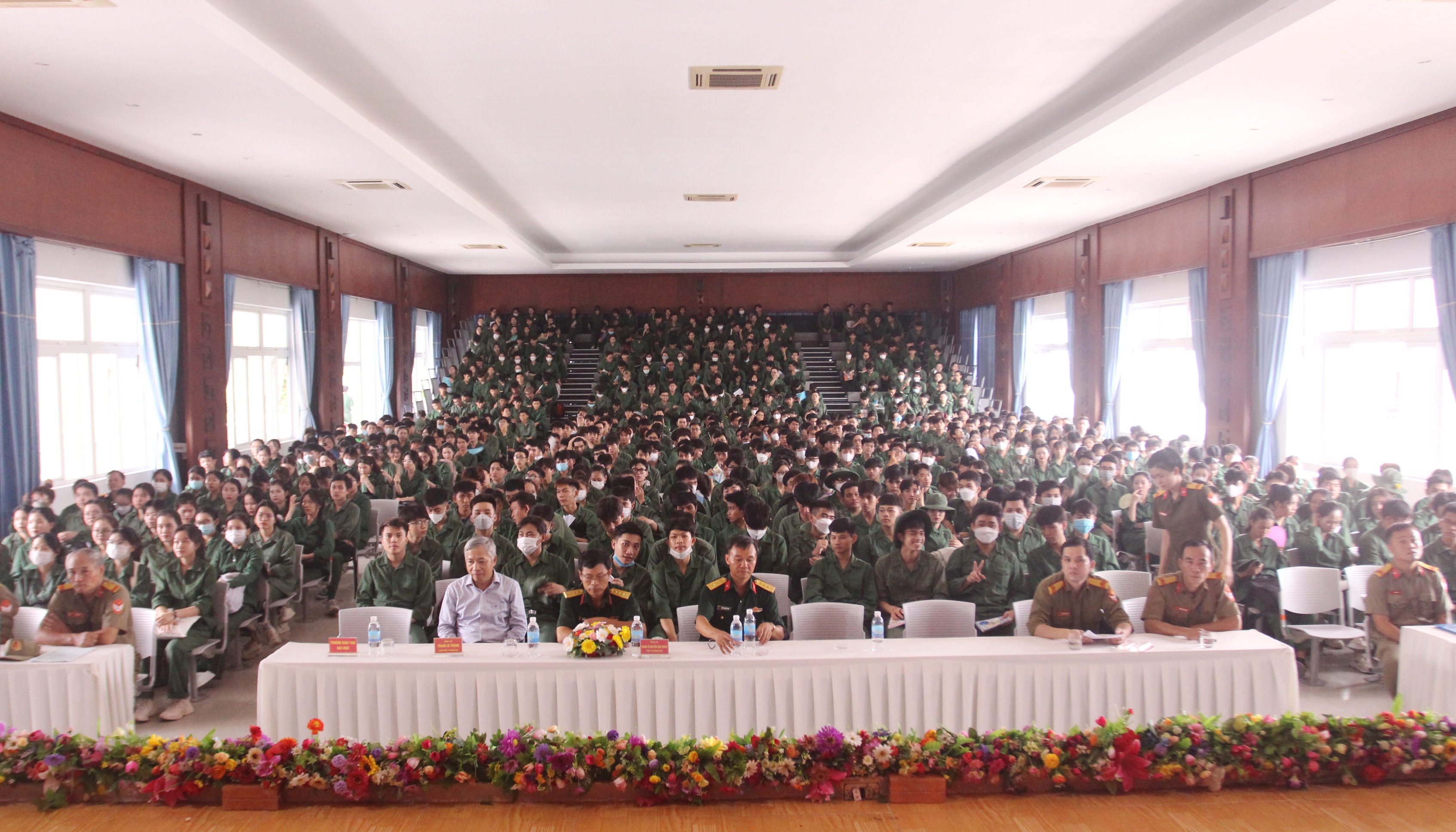 Trung tâm Giáo dục quốc phòng và an ninh Trường Đại học Nha Trang:: Khai mạc khóa học giáo dục quốc phòng và an ninh học kỳ hè năm học 2022 – 2023