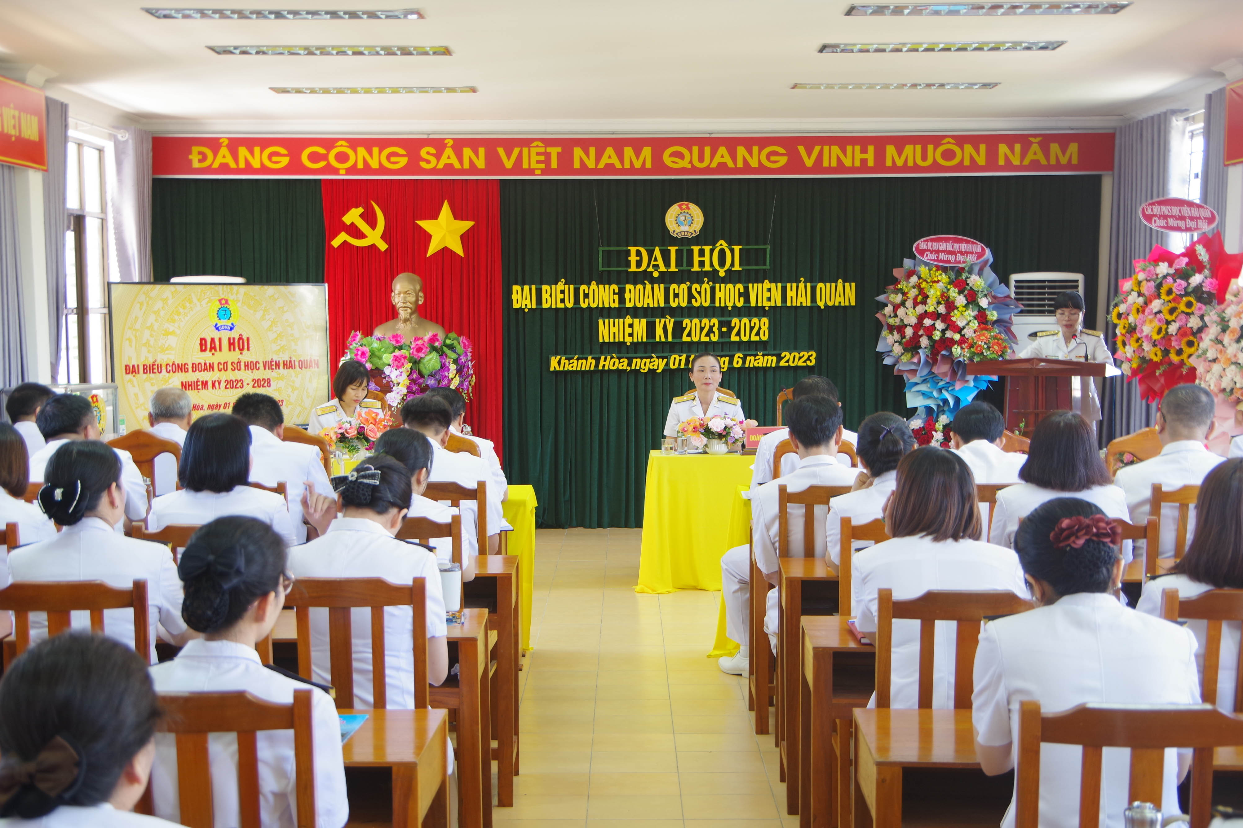 Đại hội Công đoàn cơ sở Học viện Hải quân nhiệm kỳ 2023 - 2028