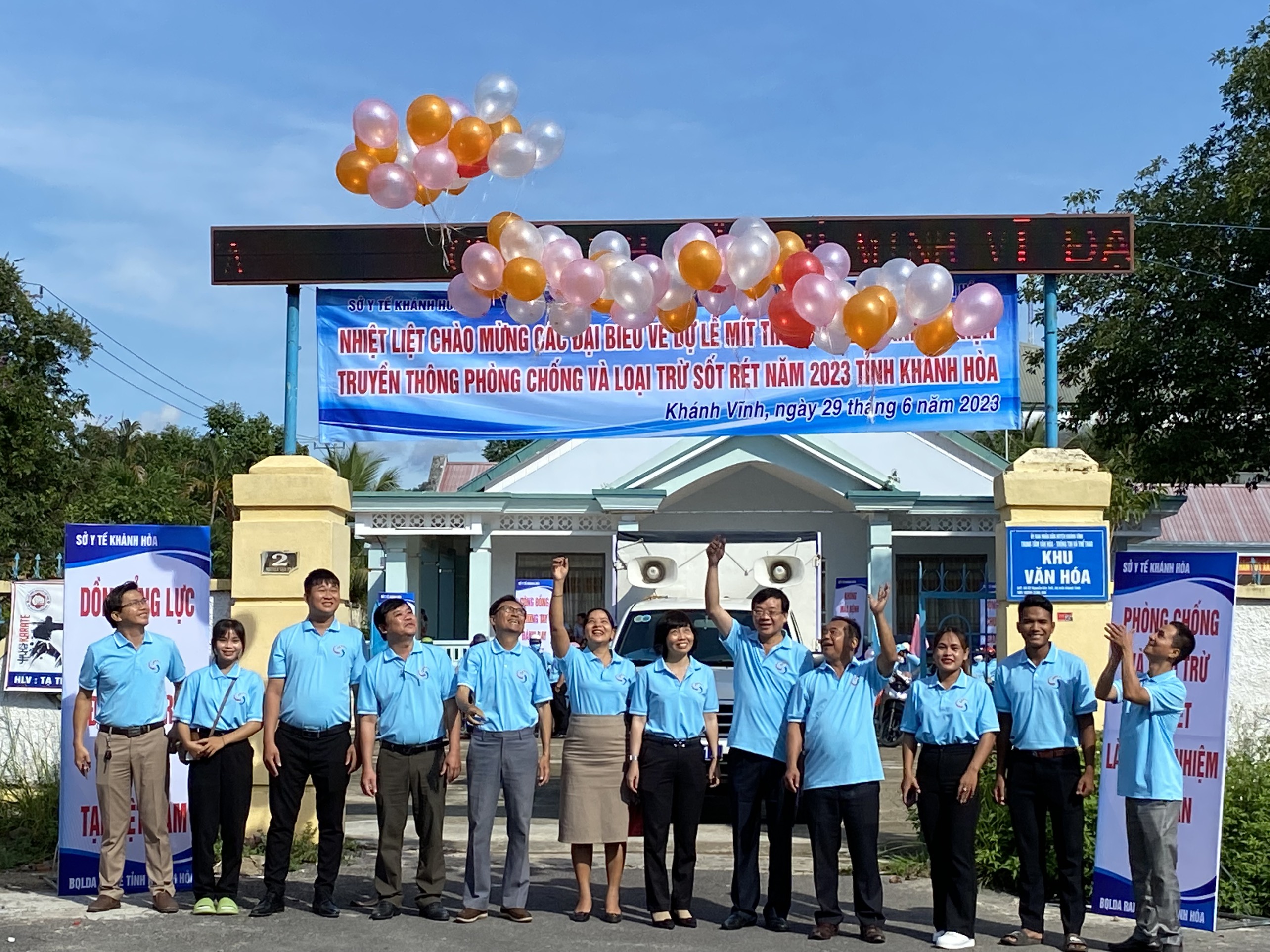 Mít tinh, diễu hành truyền thông phòng, chống sốt rét