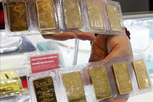 Giá vàng sáng 13/6 giao dịch quanh mốc 67,1 triệu đồng/lượng