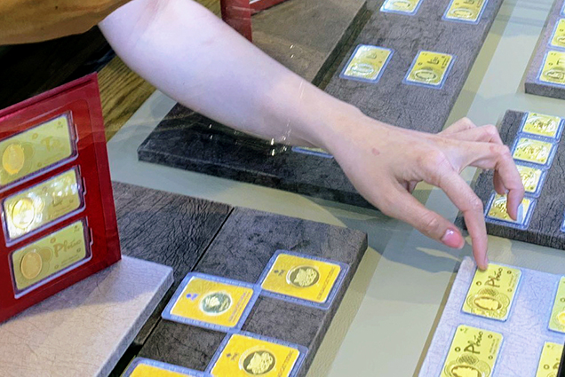 Giá vàng trong nước sáng 16/6 tăng 50 nghìn đồng/lượng