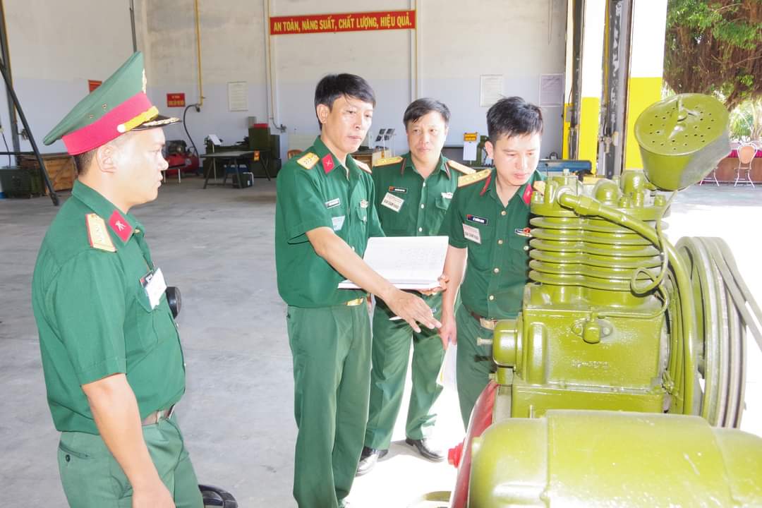 Quân khu 5 chấm thi trạm, xưởng sửa chữa cấp chiến thuật, chiến dịch; xe tốt, lái xe giỏi tại Khánh Hòa