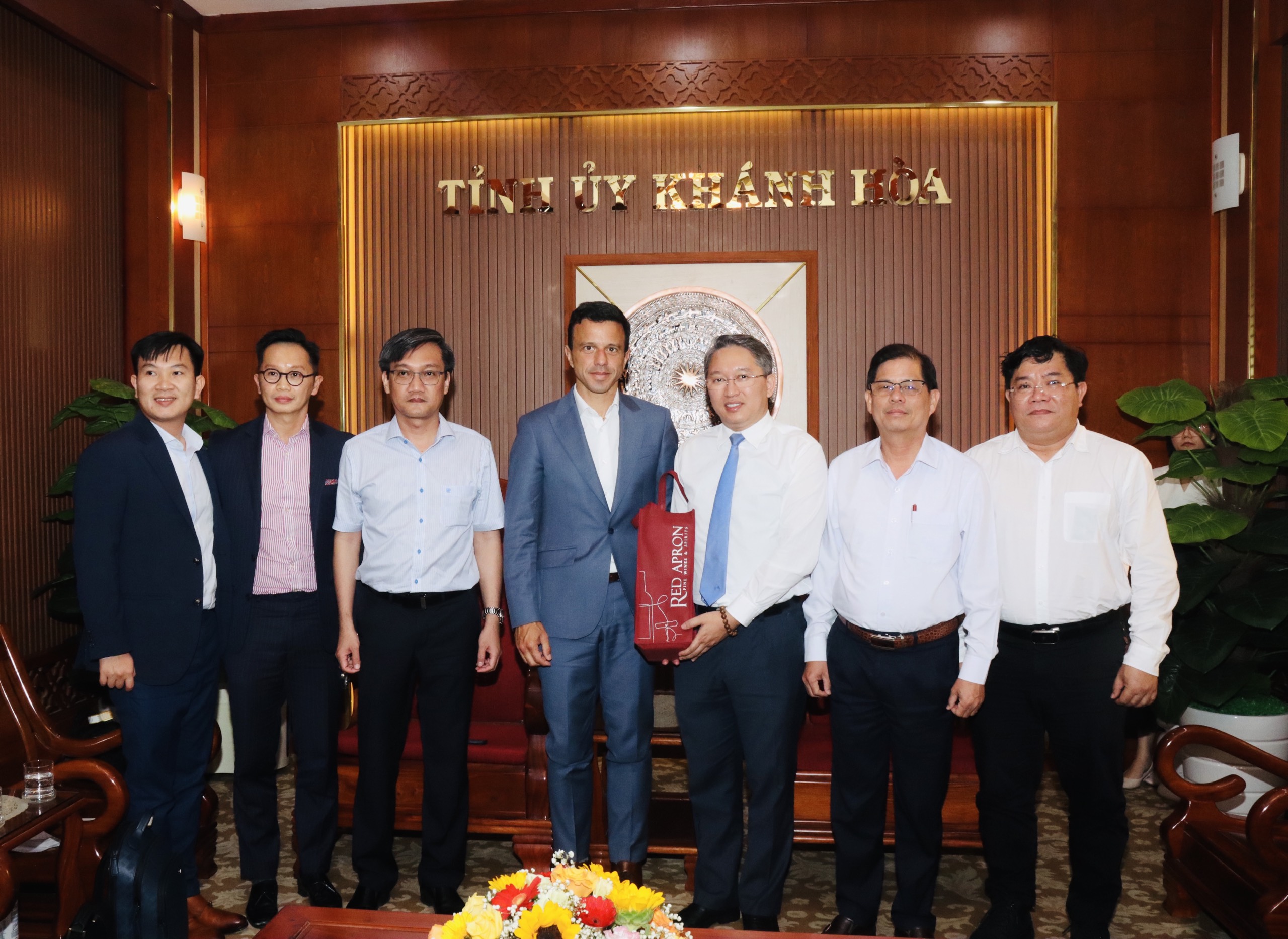 Bí thư Tỉnh ủy Nguyễn Hải Ninh tiếp lãnh đạoTập đoàn EDP Renewables