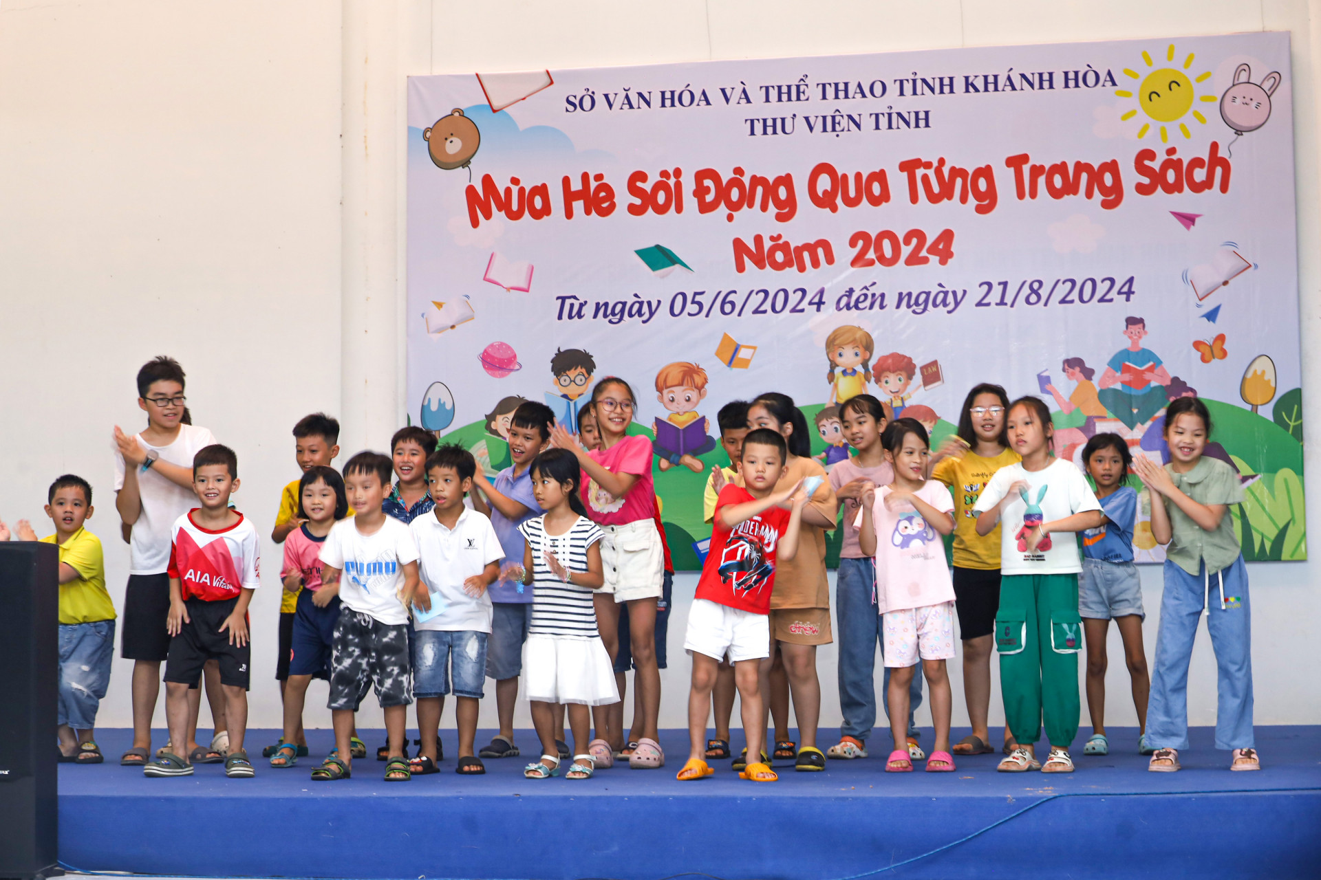 Children playing physical games

