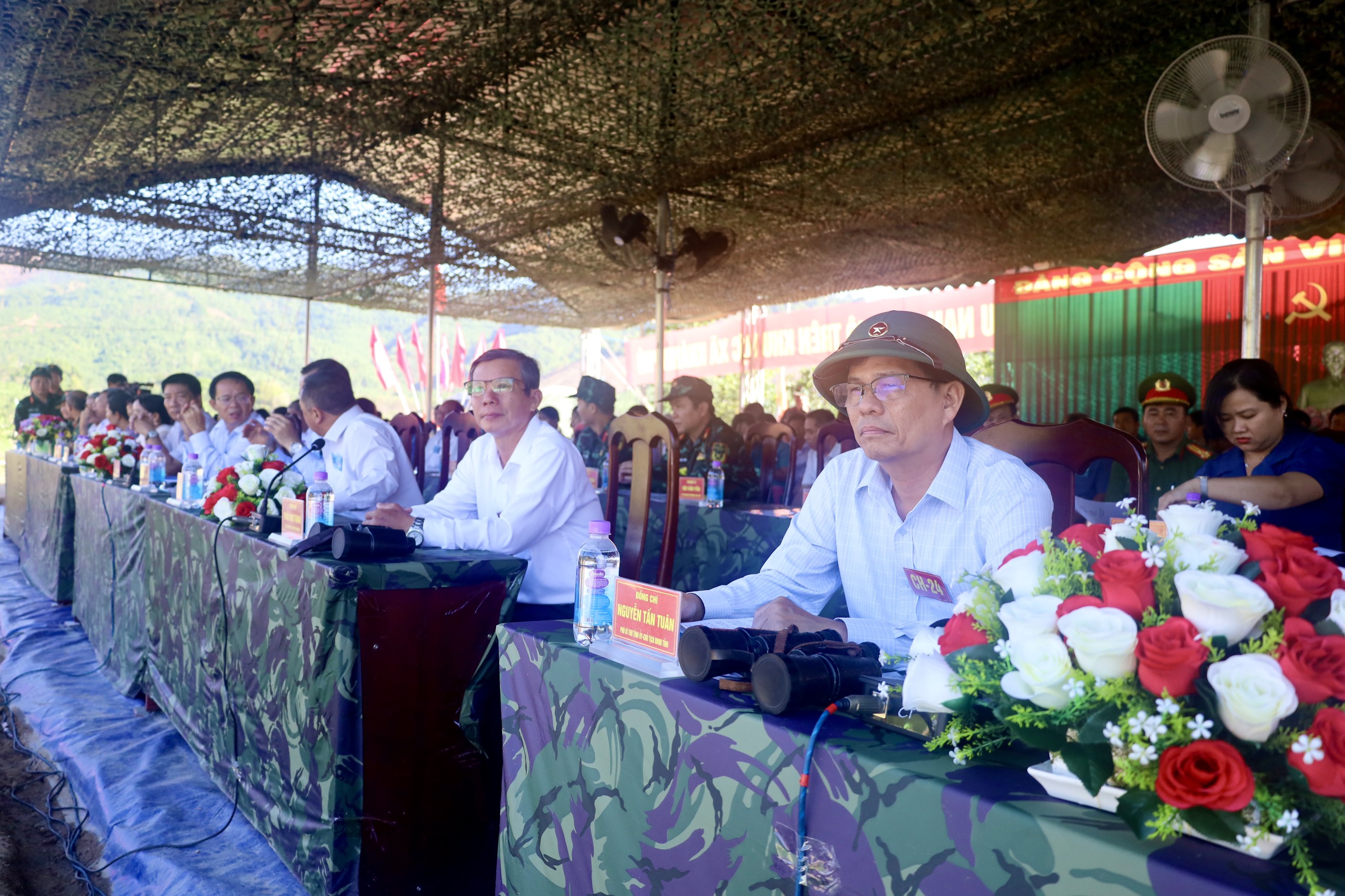 Diễn tập phòng, chống sạt lở đất đá huyện Khánh Vĩnh năm 2024