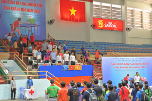 170 athletes competed in Khanh Hoa’s table tennis tournament for age groups
