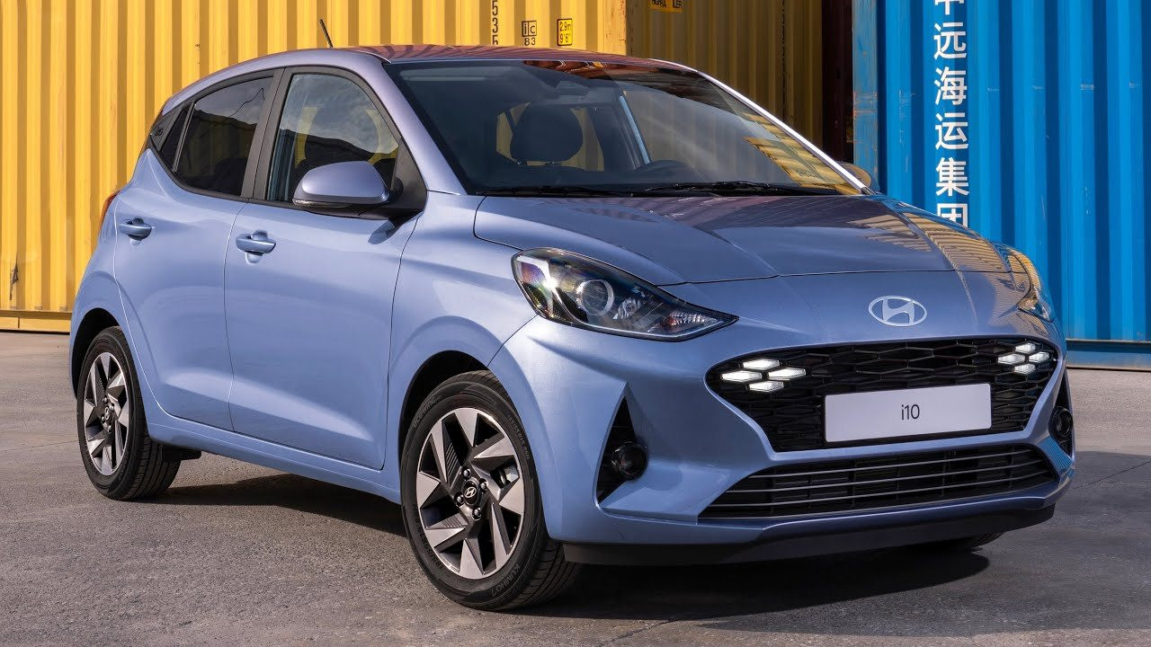 Hyundai i10 bản nâng cấp giữa vòng đời. 