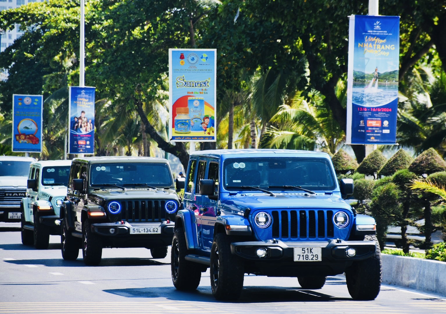 The parade include 26 Jeeps

