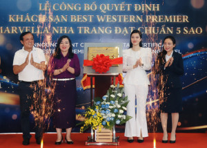 Khách sạn Best Western Premier Marvella Nha Trang đón nhận quyết định đạt chuẩn 5 sao