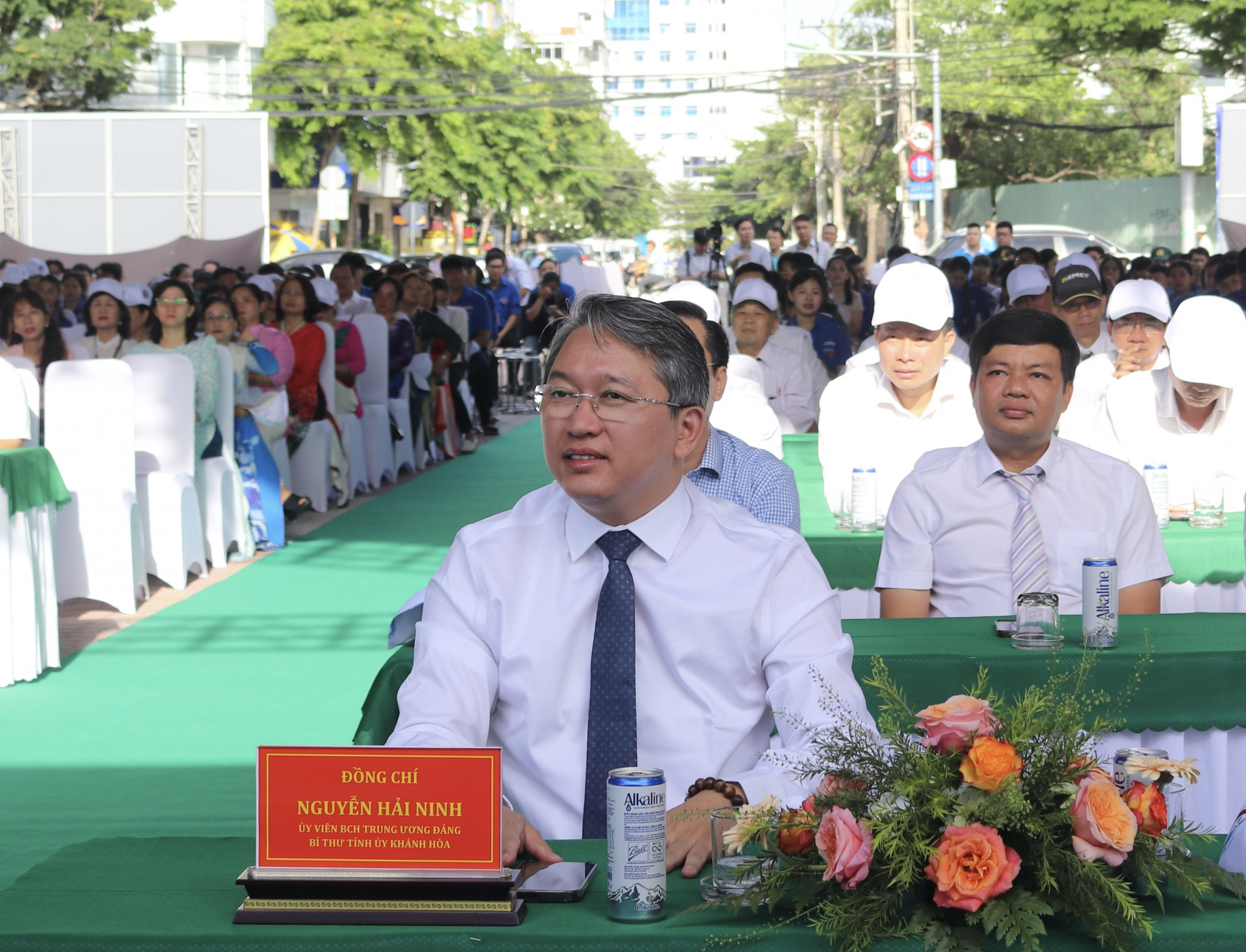 Ông Nguyễn Hải Ninh – Bí thư tỉnh ủy Khánh Hòa dự lễ phát động.

