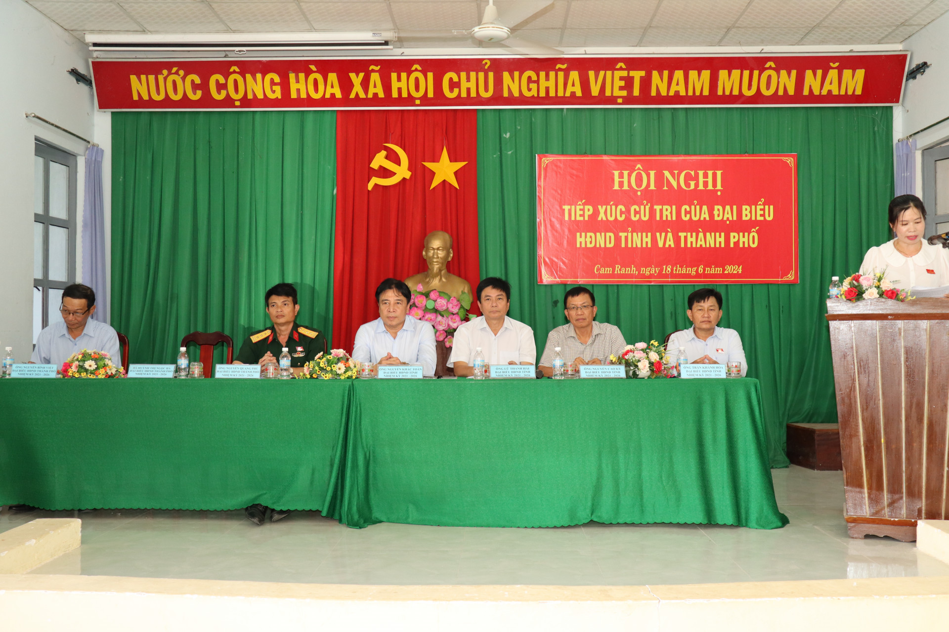 Ông Nguyễn Khắc Toàn tiếp xúc cử tri 2 xã Cam Thịnh Tây và Cam Phước Đông.