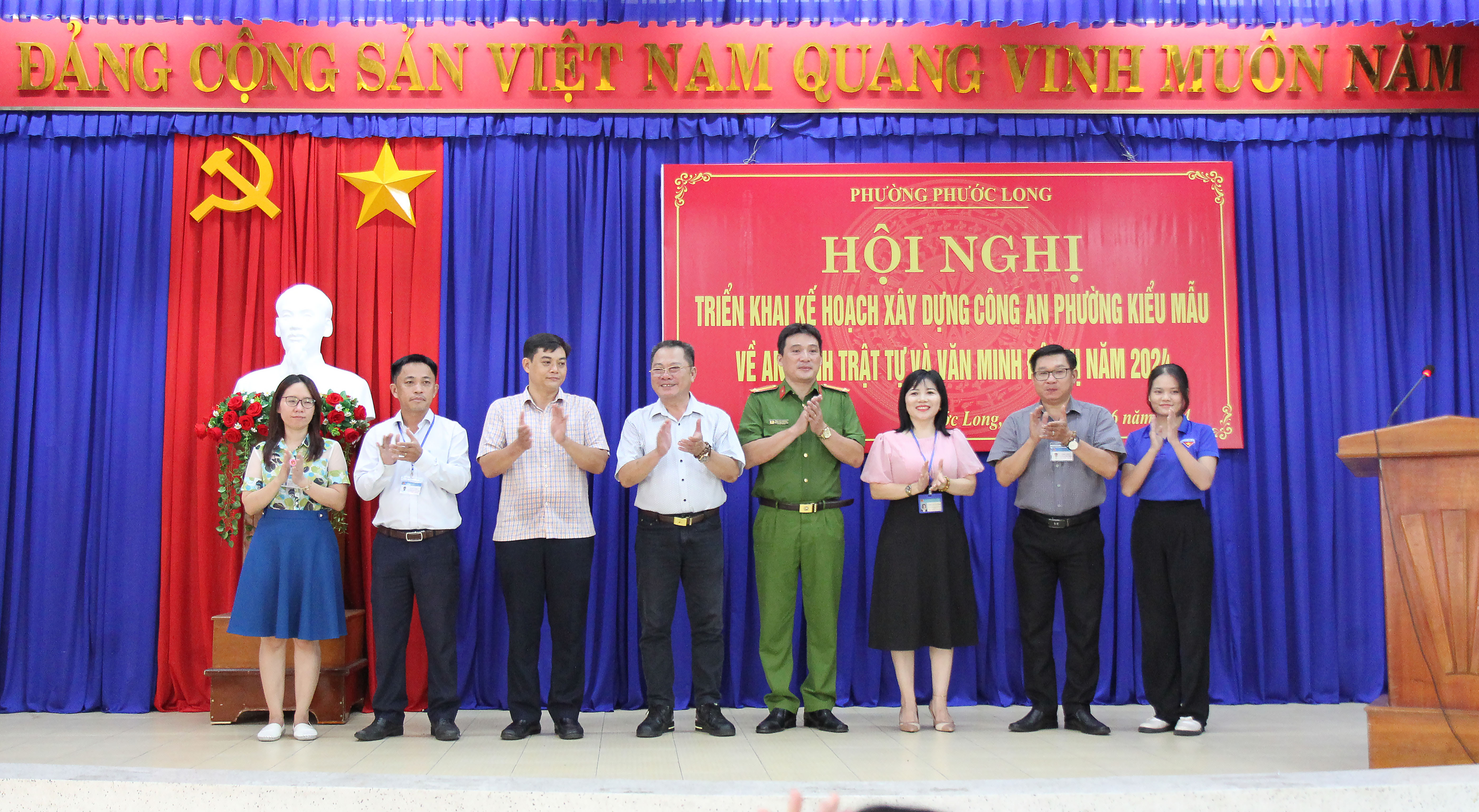 Phường Phước Long: Xây dựng công an phường kiểu mẫu về an ninh trật tự và văn minh đô thị năm 2024