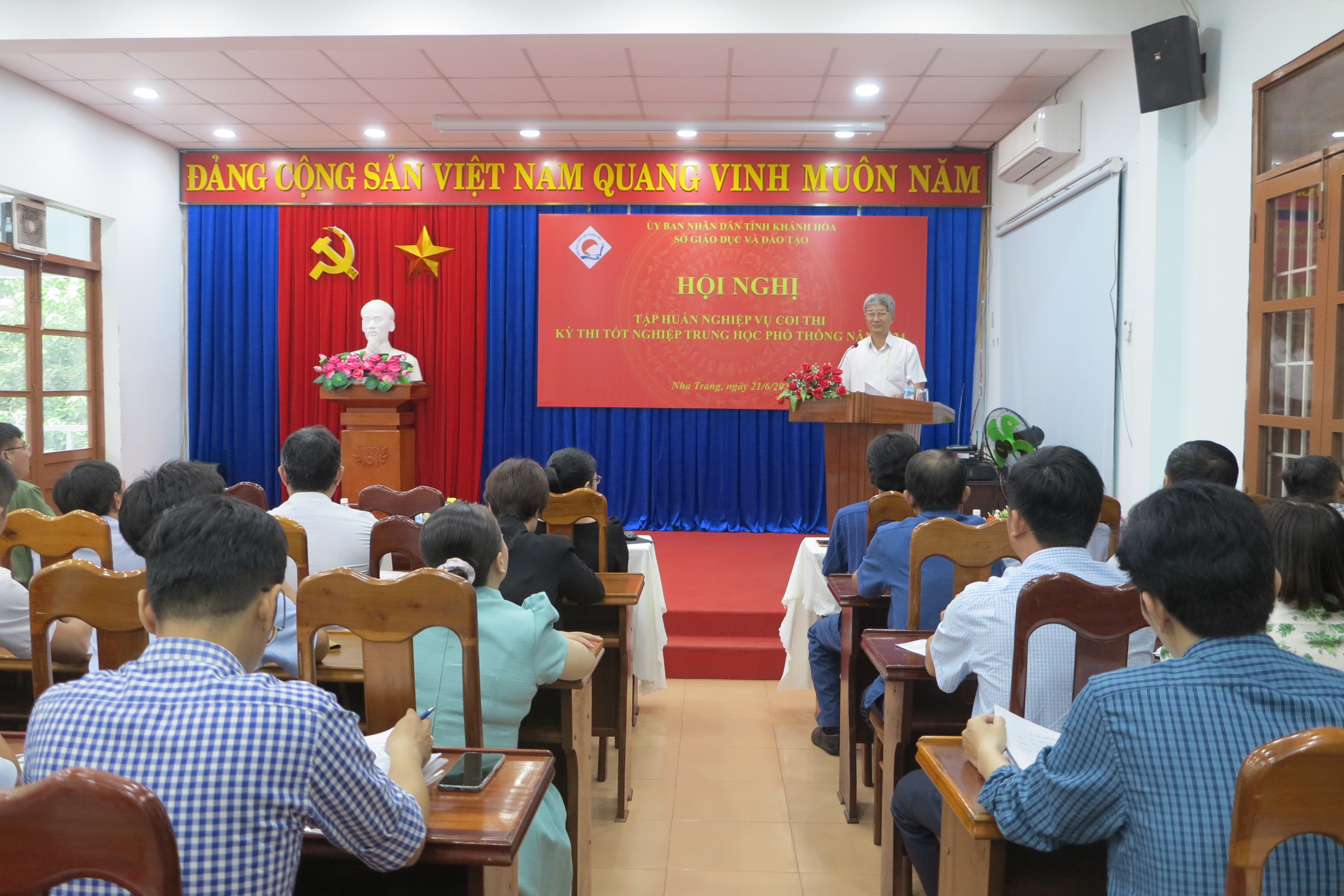 Sở Giáo dục và Đào tạo Khánh Hòa:: Tập huấn nghiệp vụ coi thi Kỳ thi tốt nghiệp THPT 2024