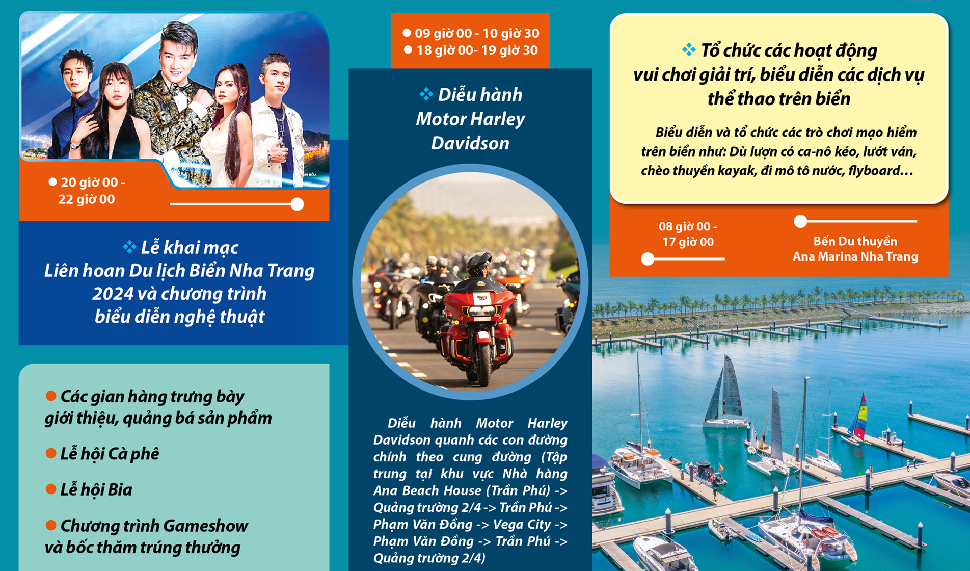 Các hoạt động tại Liên hoan Du lịch biển Nha Trang 2024