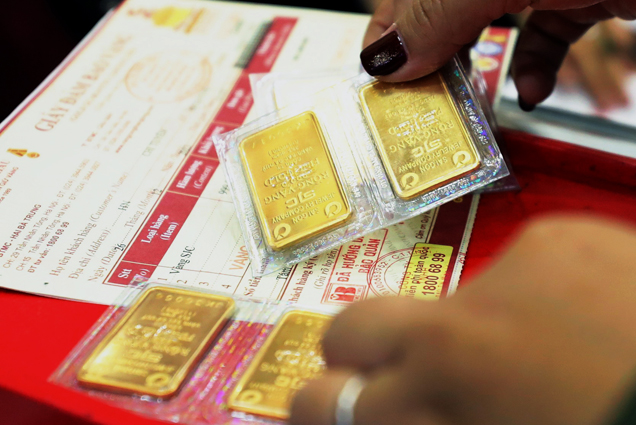 Sáng 14/6, giá vàng SJC tiếp tục ổn định