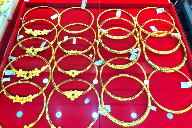 Vàng tăng giá trở lại