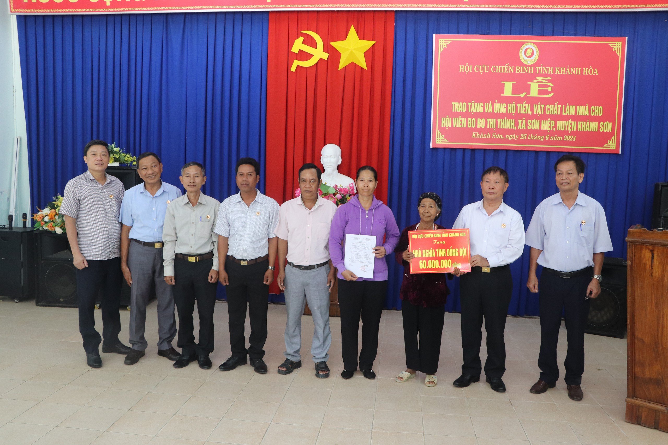 Hội Cựu chiến binh tỉnh hỗ trợ xây nhà nghĩa tình đồng đội cho hội viên nghèo