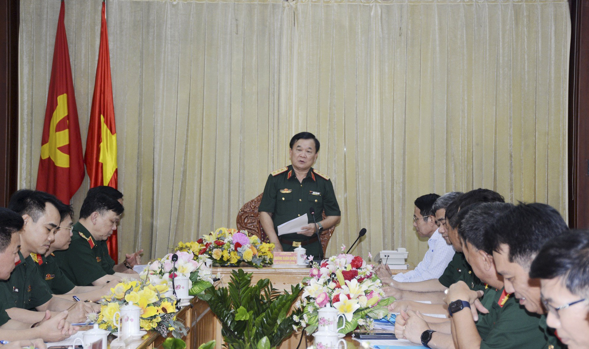 Đoàn công tác Bộ Quốc phòng kiểm tra công tác sẵn sàng chiến đấu tại Khánh Hòa