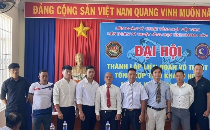 Ban chấp hành Liên đoàn Võ thuật tổng hợp tỉnh Khánh Hòa ra mắt.