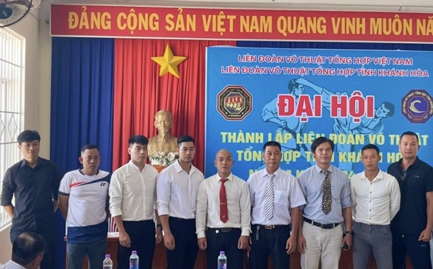 Đại hội thành lập Liên đoàn võ thuật tổng hợp tỉnh Khánh Hòa, nhiệm kỳ I (2024 - 2029)