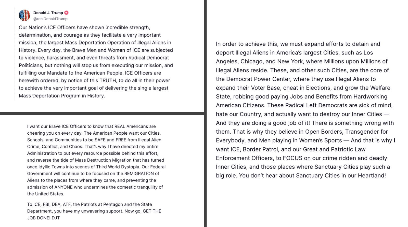 Tổng thống Trump ra lệnh trục xuất người nhập cư bất hợp pháp với quy mô ‘lớn nhất lịch sử’