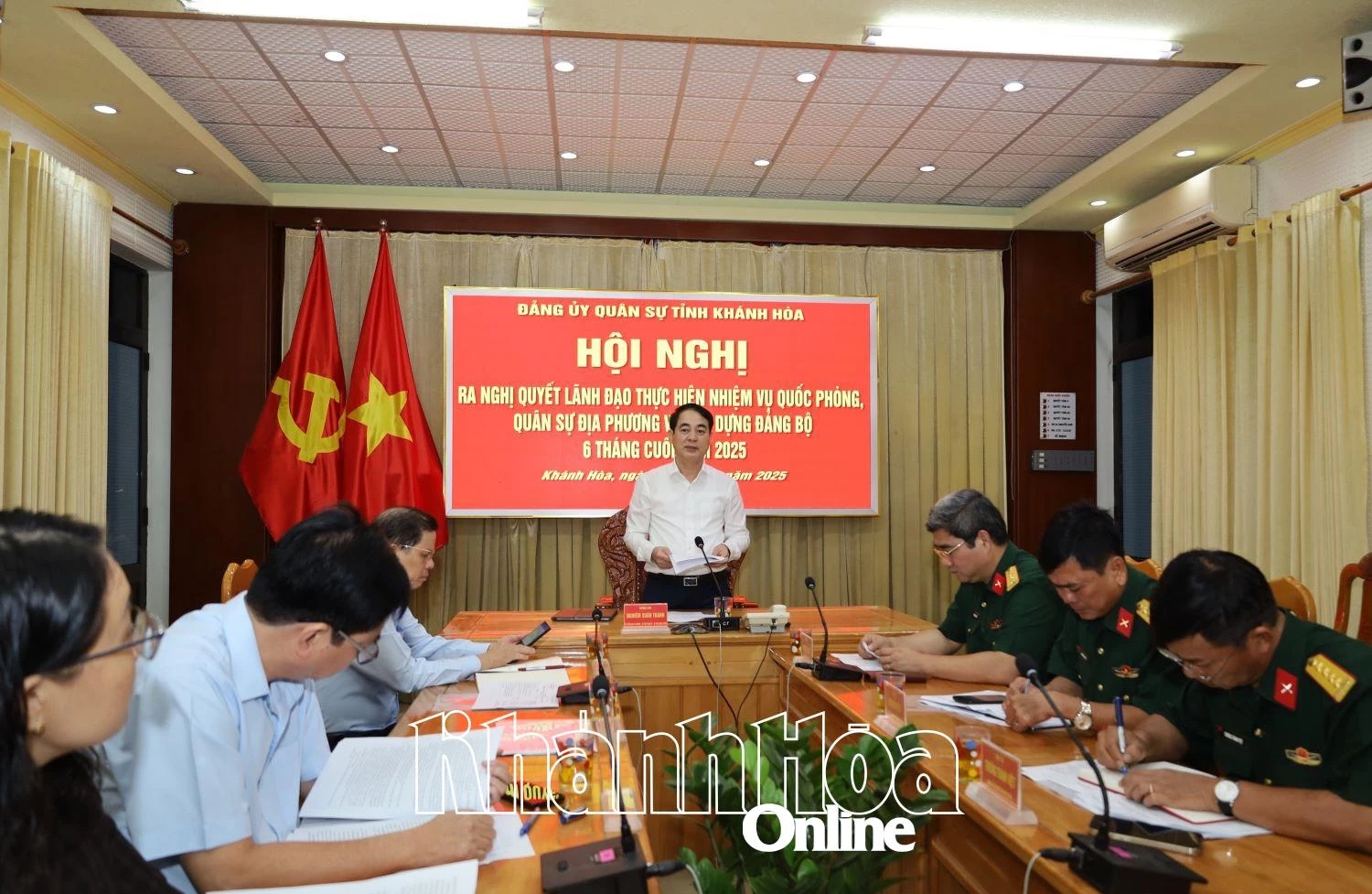 Đảng ủy Quân sự tỉnh Khánh Hòa ra nghị quyết lãnh đạo thực hiện nhiệm vụ 6 tháng cuối năm