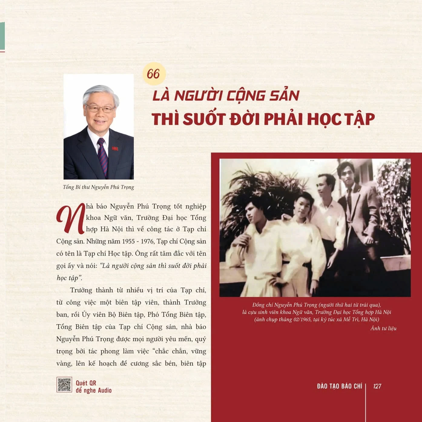 Chuyện về nhà báo Nguyễn Phú Trọng. Ảnh: NXB Chính trị quốc gia Sự thật