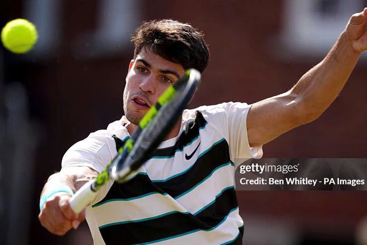 Alcaraz không hề có trận đấu dễ dàng 