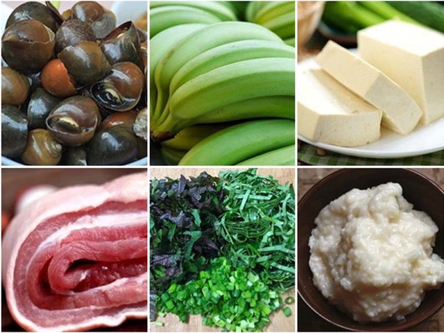 Cách nấu ốc chuối đậu thịt ba chỉ chuẩn vị