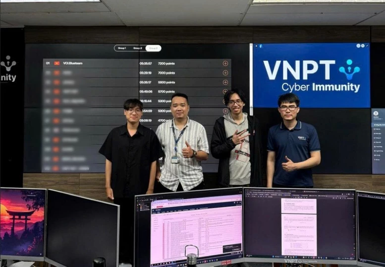 Thành viên đội tuyển VNPT Cyber Immunity
