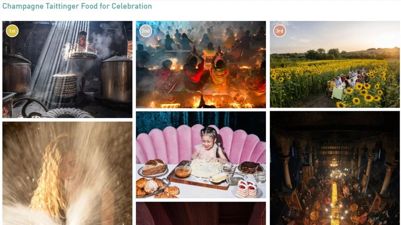 Tác phẩm Bánh hỏi đứng đầu 1 hạng mục chính thức của World Food Photography Awards 2025. (Ảnh chụp màn hình)