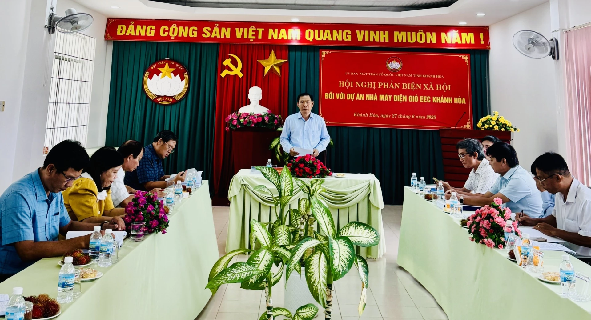 Ban Thường trực UBMTTQ Việt Nam tỉnh Khánh Hòa: Phản biện xã hội đối với đề xuất Dự án Nhà máy Điện gió EEC Khánh Hòa