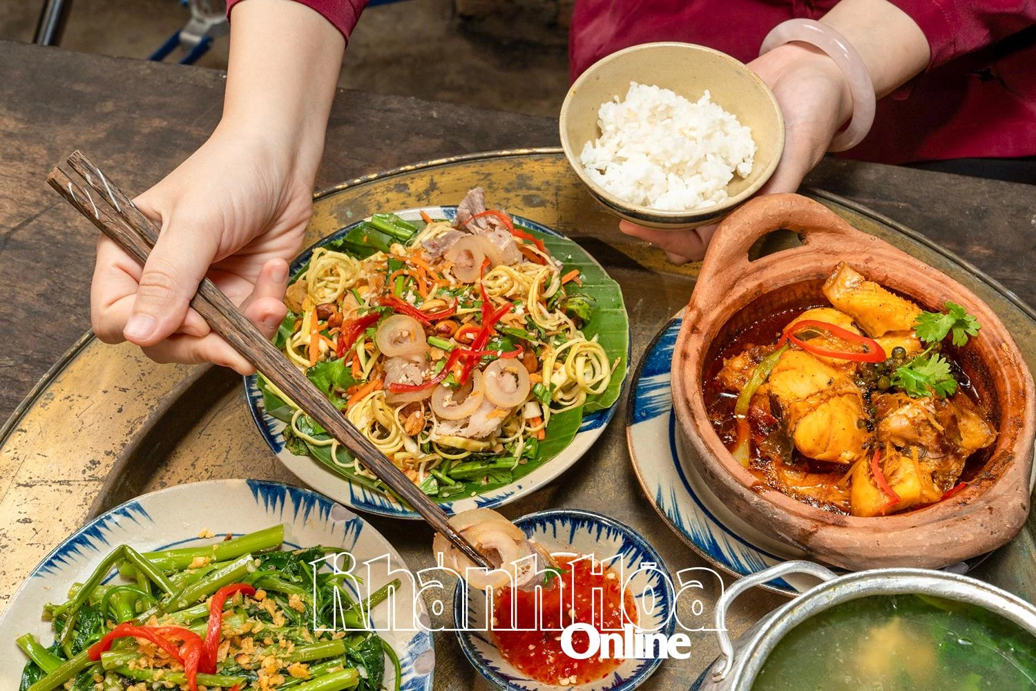 Bữa cơm đậm đà hương vị ở Nha Trang xưa.