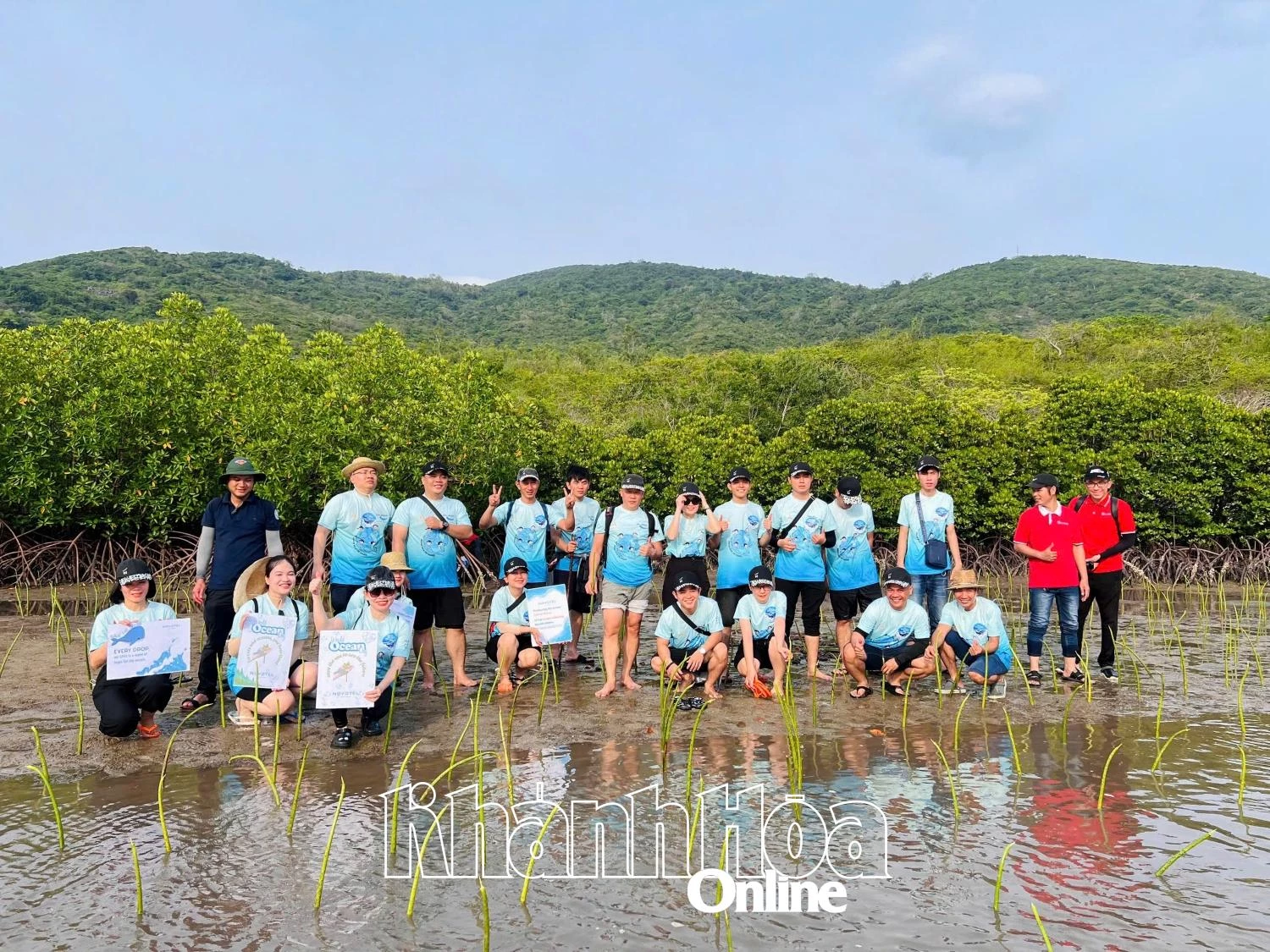 Khách sạn Novotel Nha Trang trồng 1.000 cây đước ở Đầm Bấy