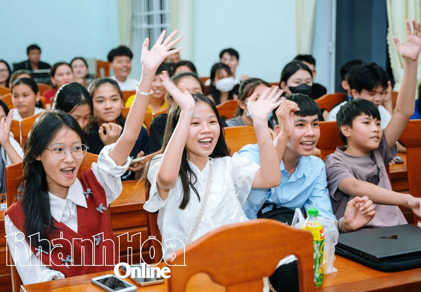 Một hoạt động của Chương trình Người dân Khánh Hòa nói tiếng Anh. 