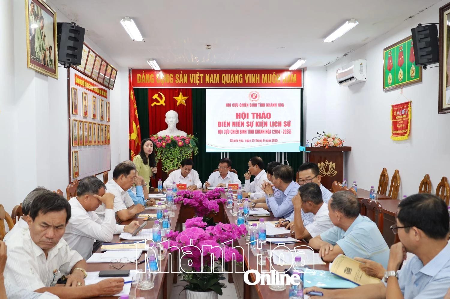 Hội thảo sách Biên niên sự kiện lịch sử Hội Cựu chiến binh tỉnh Khánh Hòa giai đoạn 2014 - 2025
