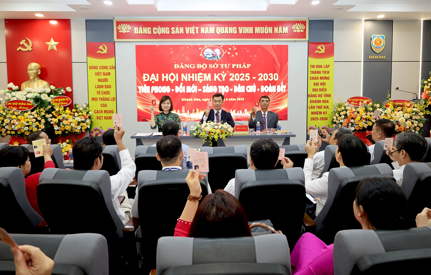 Đại hội Đảng bộ Sở Tư pháp lần thứ IV, nhiệm kỳ 2025 - 2030