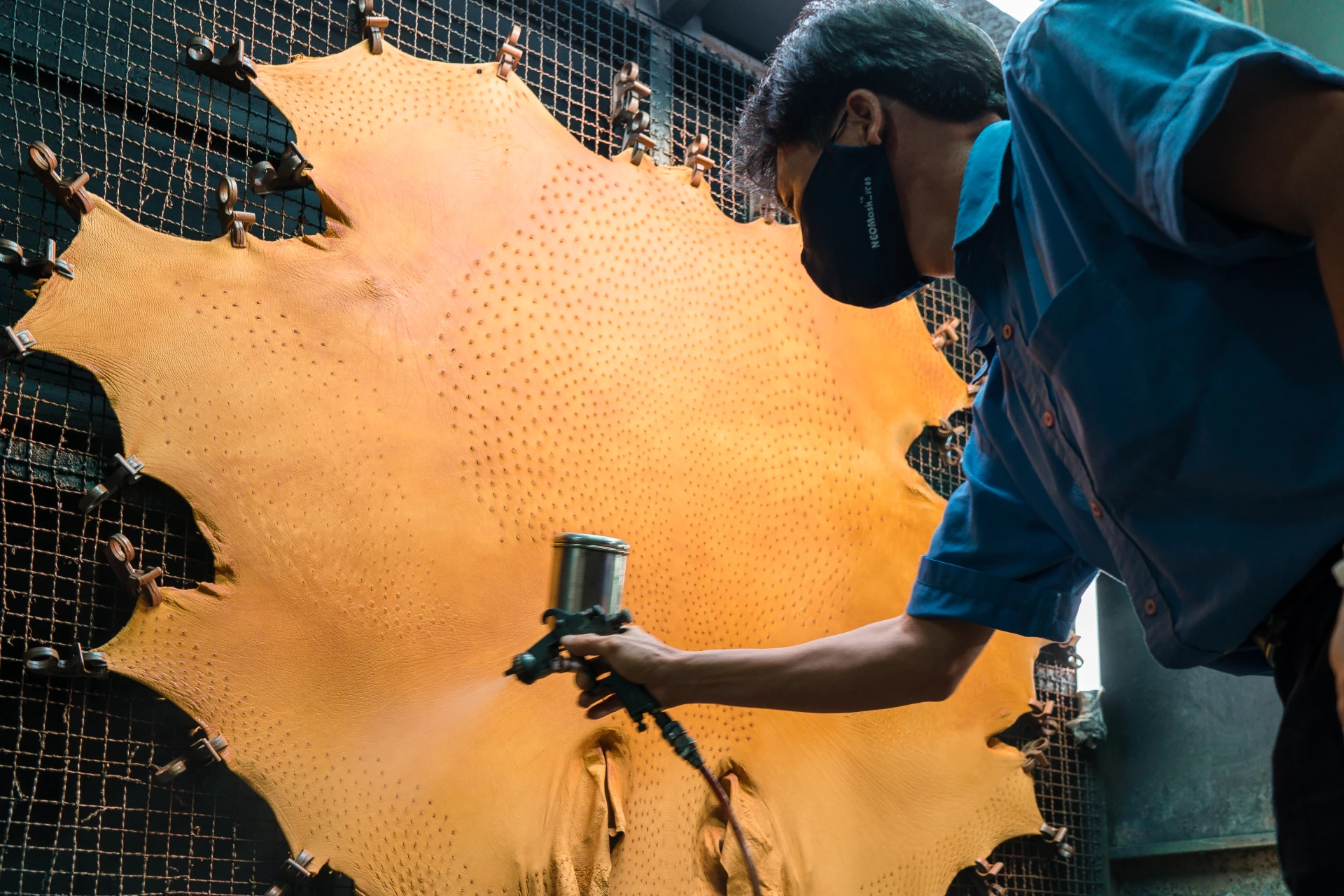 Quy trình thuộc da đà điểu