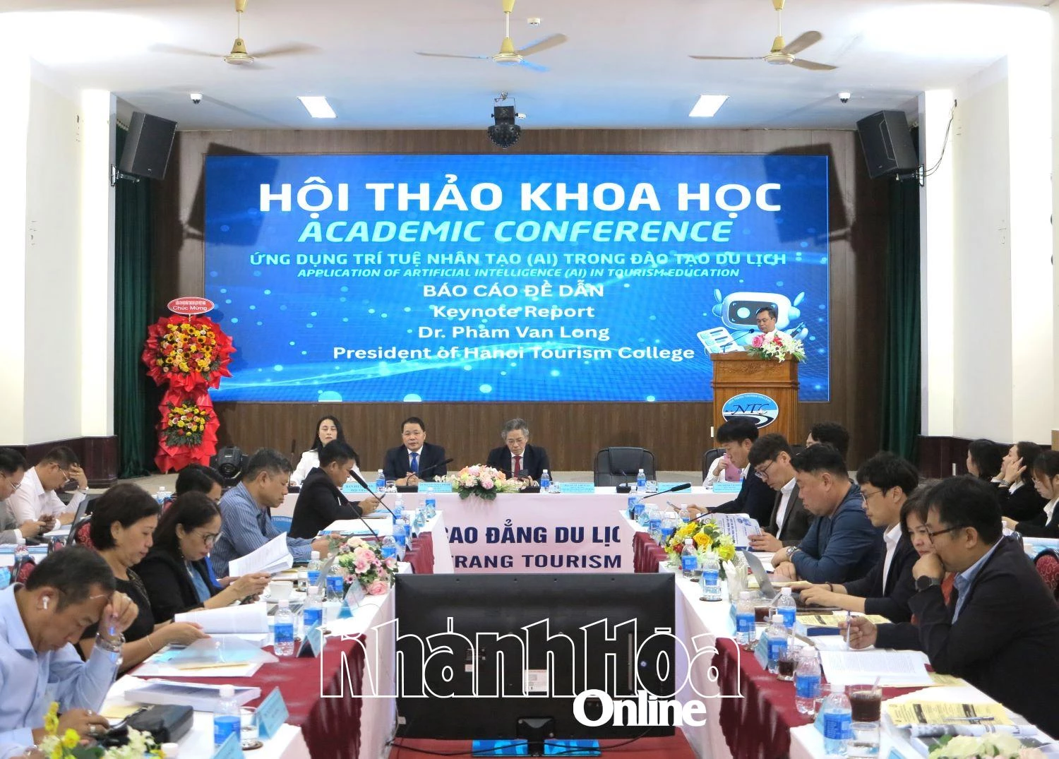 Academic conference on AI application in tourism education