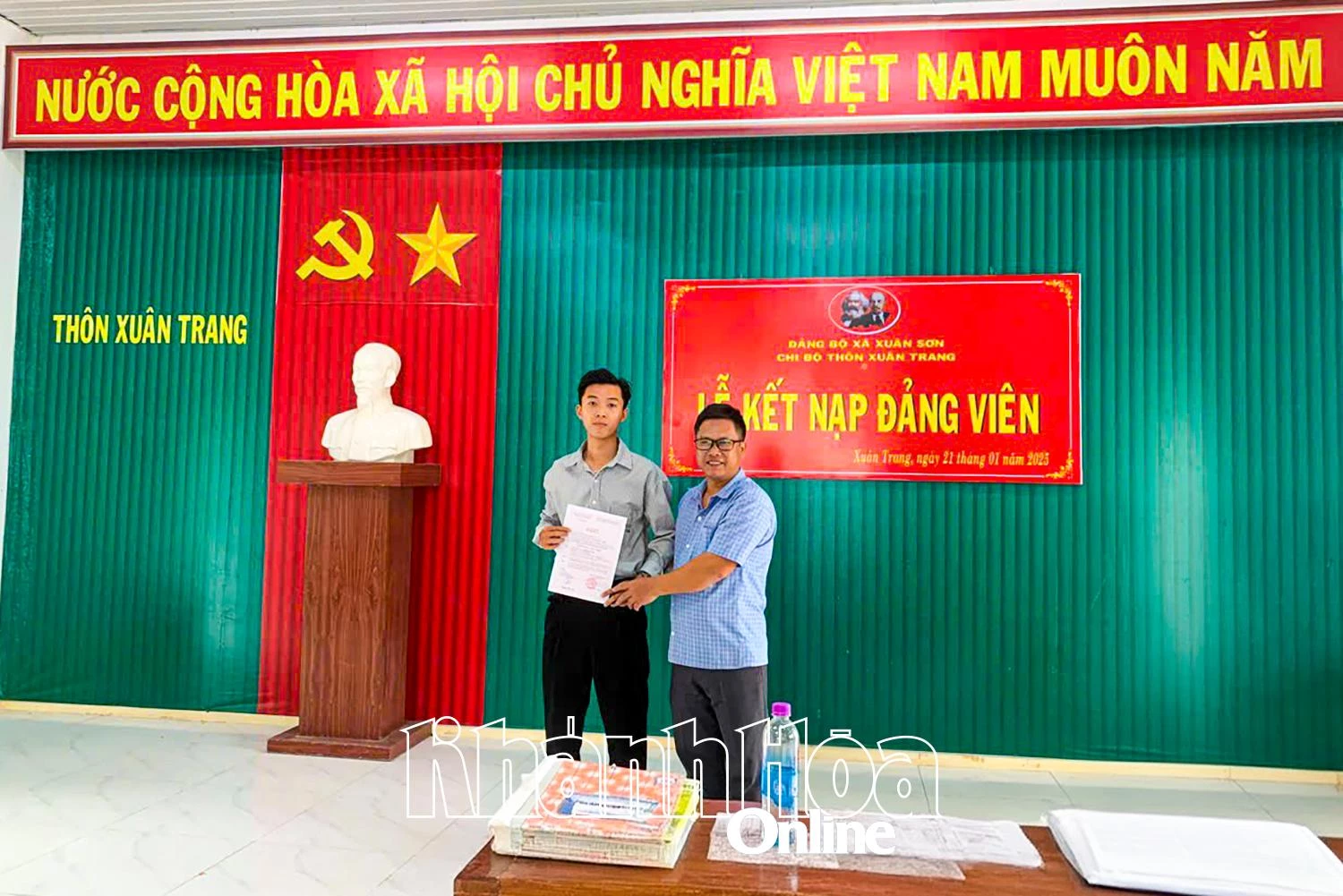 Đảng bộ xã Xuân Sơn chú trọng công tác phát triển đảng viên