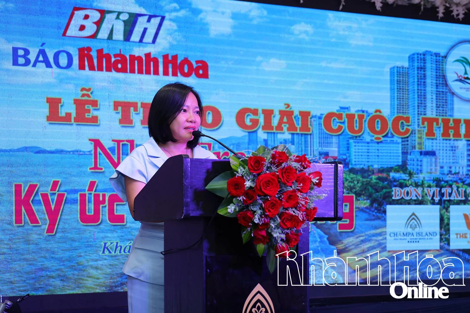 Bà Thái Thị Lệ Hằng chia sẻ những thông tin về cuộc thi.