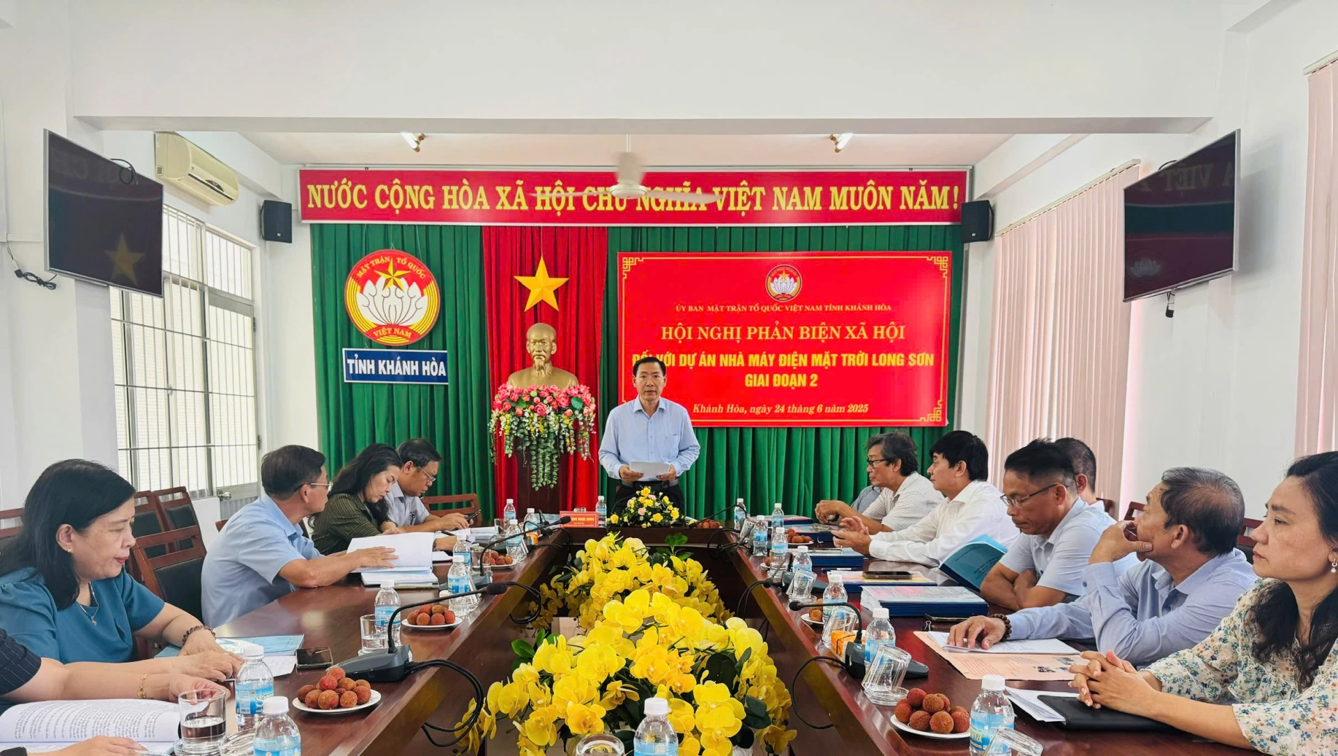 Ban Thường trực UBMTTQ Việt Nam tỉnh Khánh Hòa: Phản biện xã hội đối với Dự án Nhà máy Điện mặt trời Long Sơn - giai đoạn 2