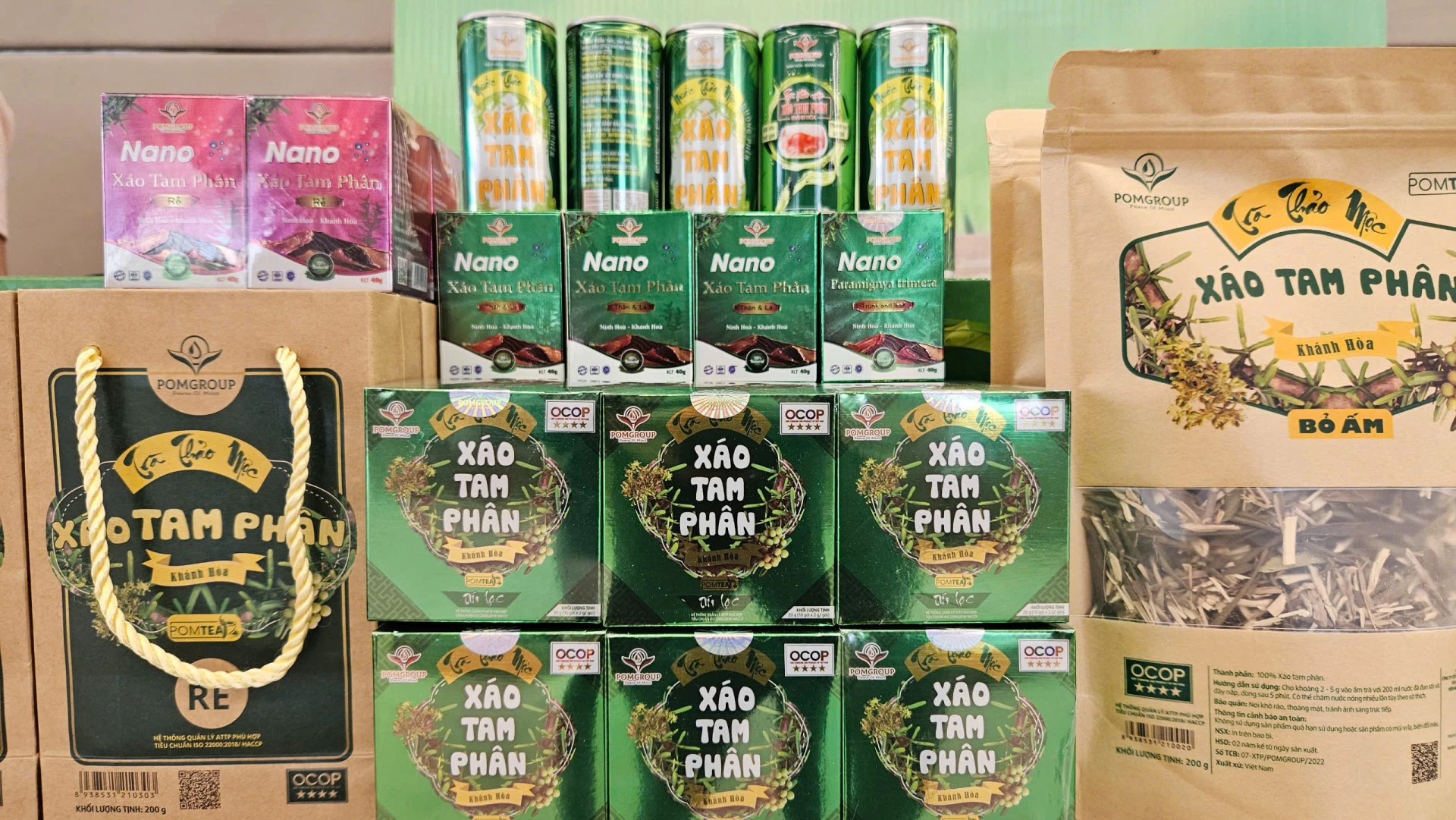 Xáo tam phân là một trong những sản phẩm OCOP nổi bật của thị xã Ninh Hòa.