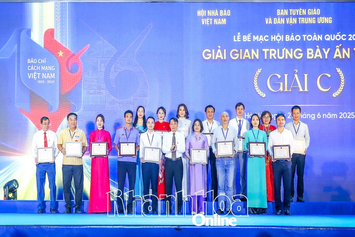Gian trưng bày của Hội Nhà báo tỉnh Khánh Hòa đạt giải C tại Hội báo toàn quốc 2025